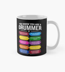 You're A Drummer If Funny Drum Quote Top 10 Signs Mug