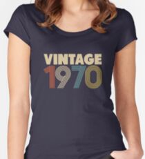 Jahrgang 1970 - 48. Geburtstag Tailliertes Rundhals-Shirt