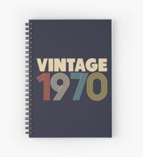 Jahrgang 1970 - 48. Geburtstag Spiralblock