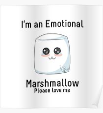 Emotional Marshmallow Poster