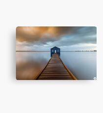 Crawley Edge Boatshed Metal Print