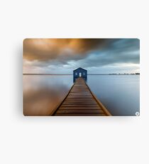 Crawley Edge Boatshed Canvas Print