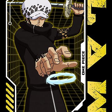 Trafalgar Law - One Piece v.1 - black version Poster for Sale by Geonime