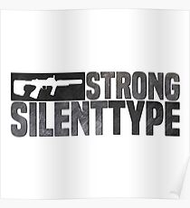 ODST Strong Silent Type Poster