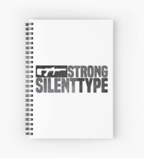 ODST Strong Silent Type Spiral Notebook