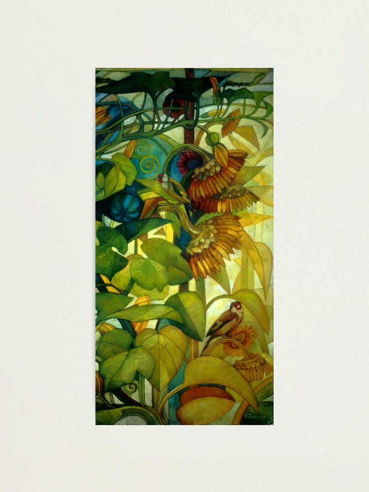 Alternate view of goldfinches Photographic Print