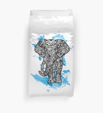 Tribal Elephant- Blue Bettbezug
