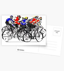 Cyclists Postcards