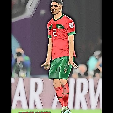 Achraf Hakimi Morocco Celebration  Sticker for Sale by lirkidmore2