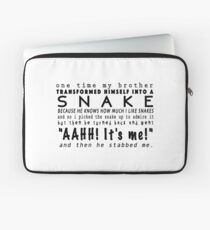 Funda para portátil y luego me apuñaló
