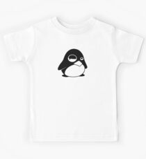 TUX Penguin in a bad mood, LINUX Kids Tee