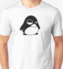 TUX Penguin in a bad mood, LINUX Unisex T-Shirt