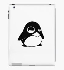 TUX Penguin in a bad mood, LINUX iPad Case/Skin