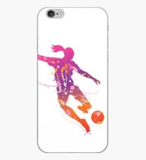 Female soccer player iPhone Case