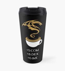 Coffee Stats Tabletop RPG Addict Travel Mug