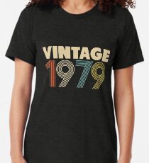 Vintage 1979 - 39th Birthday Tri-blend T-Shirt