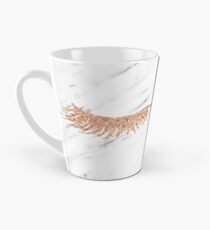 Roségold Marmor Wimpel Neid Tasse (groß)