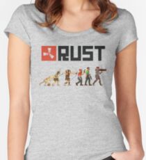 Rust Evolution Fitted Scoop T-Shirt