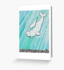 Belugas Greeting Card