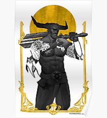 Horns Up Poster
