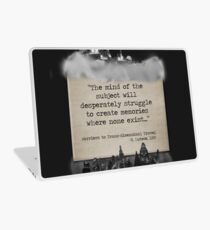 Bioshock Infinite R. Lutece Zitat Laptop Folie
