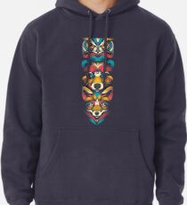 Totem der Waldtiere Hoodie