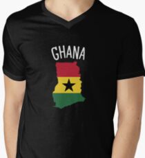 Ghana Men's V-Neck T-Shirt