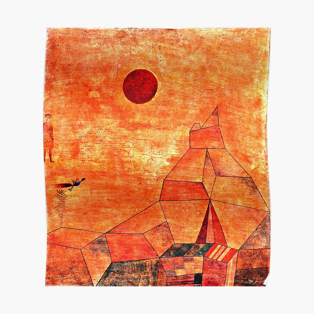 Póster «Marchen, obra de arte abstracta de Paul Klee» de virginia50