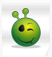 Winky Face Emoji Posters | Redbubble