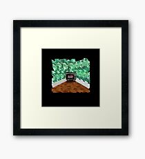 Black mirror tv Framed Print