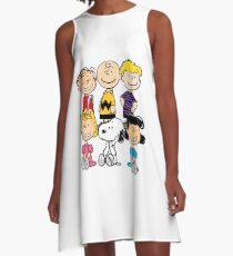 Peanuts - Charlie Brown, Snoopy A-Line Dress
