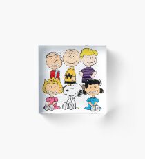 Peanuts - Charlie Brown, Snoopy Acrylic Block