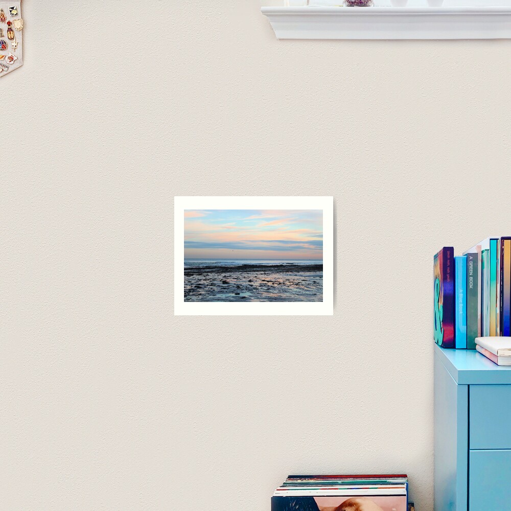 Winter sunset Art Print