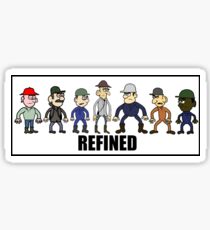 The Refined Crew Sticker