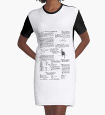 General Physics: Newton's Laws Graphic T-Shirt Dress