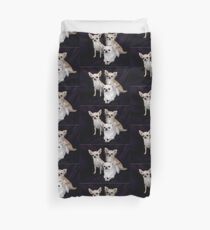 chihuahua group Duvet Cover