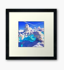 Ocean Clouds Framed Print