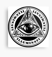 Illuminati Metal Print
