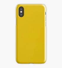 Yellow leather iPhone Case/Skin