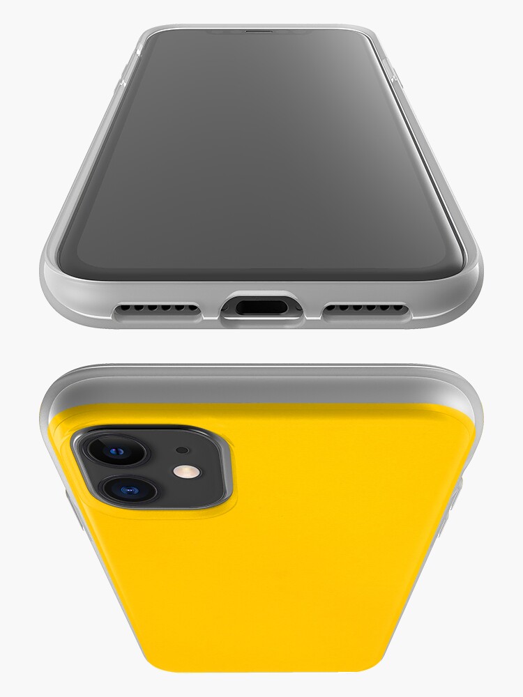 Alternative Ansicht von Gelbes Leder iPhone-Hülle & Cover