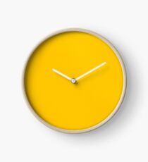 Gelbes Leder Uhr