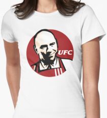 UFC KFC Logo Dana White Women's Fitted T-Shirt