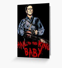 Hail to the King Baby Greeting Card
