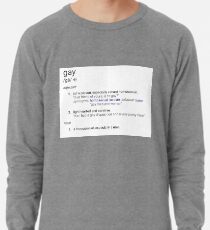 Gay Dictionary Sweatshirts Hoodies Redbubble