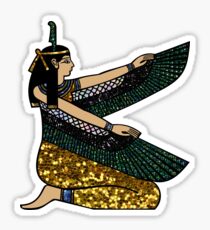 egyptian goddess maat Sticker
