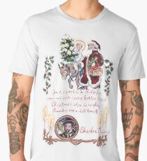 Dickens and Christmas Men's Premium T-Shirt