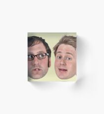 Tim and Eric Acrylic Block