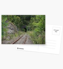 Disappearing tunnel. Postcards