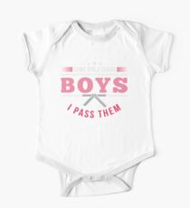Some Girls Chase Boys I Pass Them | brazilian jiu jitsu | jiu jitsu apparel | jujitsu shirts | bjj | bjj shirt | bjj gift | martial arts shirt | mma shirt One Piece - Short Sleeve