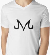 Camiseta para hombre de cuello en v MAJIN NEGRO